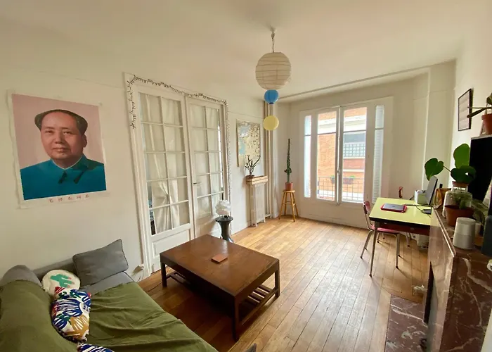 Charmant Appartement Artistique A Gambetta Pere Lachaise